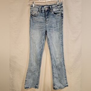 Vervet Blue Flare Wide Leg Jeans with Classic Denim Style